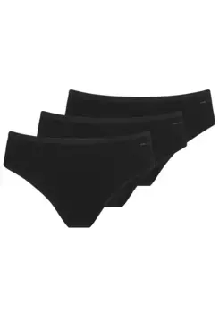 Mey Hipster "SUPERFINE ORGANIC" (упаковка, 3 шт), американские брюки с заниженной талией, черный