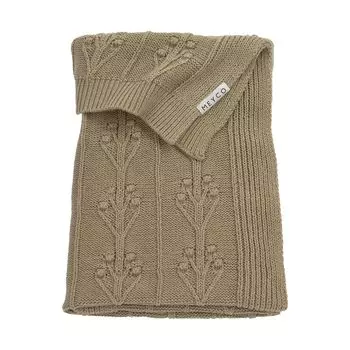 Meyco Romantic Flower серо-коричневое одеяло 100 x 150 см, серо-коричневый