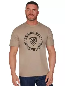 Международная футболка Raging Bull, коричневый