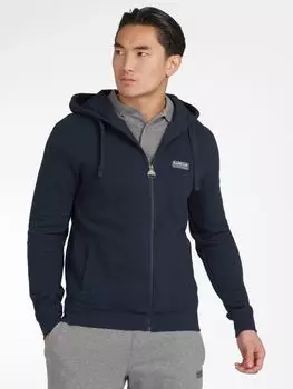 Международная толстовка с молнией во всю длину Barbour, темно-синий