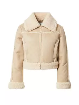 Межсезонная куртка Abercrombie & Fitch SHEARLING, светло-коричневый