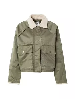 Межсезонная куртка Abercrombie & Fitch, зеленый