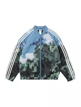 Межсезонная куртка ADIDAS ORIGINALS Adidas Originals x Minecraft, светло-синий