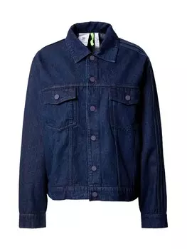 Межсезонная куртка ADIDAS ORIGINALS Kseniaschnaider Denim, темно-синий
