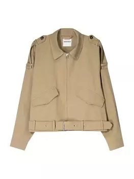 Межсезонная куртка Bershka, бежевый