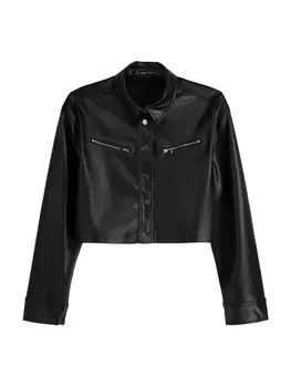 Межсезонная куртка Bershka, черный