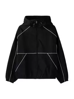 Межсезонная куртка Bershka, черный