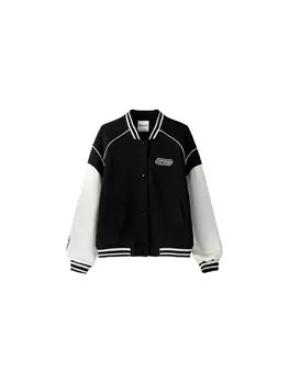 Межсезонная куртка Bershka, черный