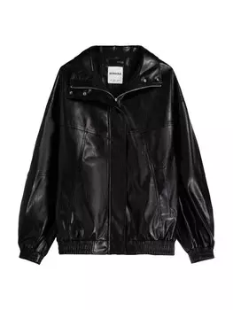 Межсезонная куртка Bershka, черный