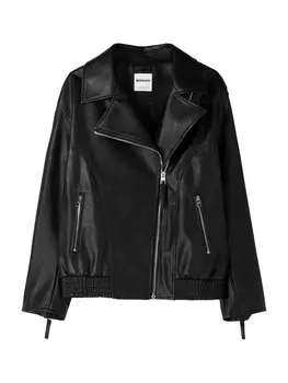 Межсезонная куртка Bershka, черный