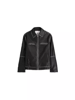 Межсезонная куртка Bershka, черный