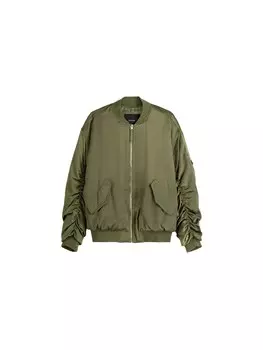 Межсезонная куртка Bershka, оливковый