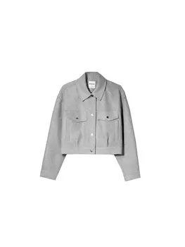 Межсезонная куртка Bershka, пятнистый серый