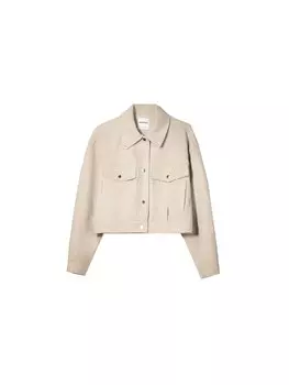 Межсезонная куртка Bershka, темно-бежевый