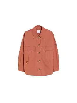 Межсезонная куртка Bershka, темно-розовый