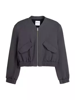 Межсезонная куртка Bershka, темно-серый