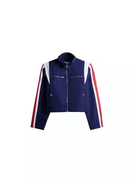 Межсезонная куртка Bershka, темно-синий