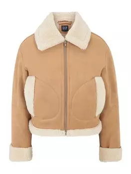 Межсезонная куртка Gap, светло-коричневый