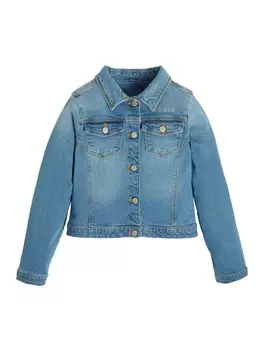 Межсезонная куртка Guess, синий джинсовый