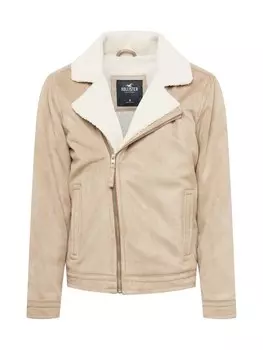 Межсезонная куртка Hollister AVIATOR, светло-бежевый