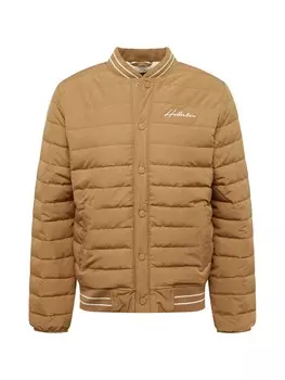 Межсезонная куртка Hollister, светло-коричневый