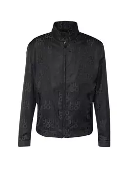 Межсезонная куртка HUGO Ukaro, черный