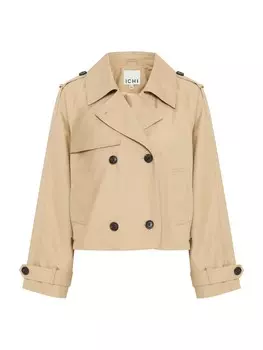 Межсезонная куртка ICHI IHEPARZA, бежевый