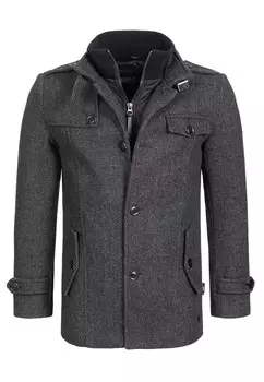 Межсезонная куртка INDICODE JEANS Brandon, черный