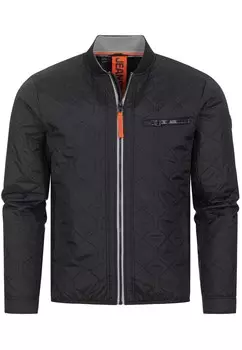 Межсезонная куртка INDICODE JEANS Leander, черный