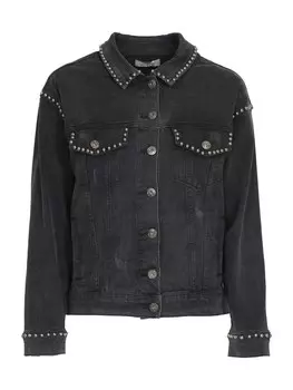 Межсезонная куртка Influencer, черный деним