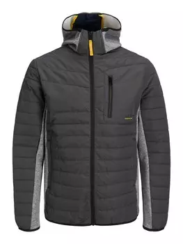 Межсезонная куртка JACK & JONES BERG, серый/графит