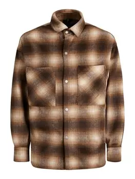 Межсезонная куртка JACK & JONES Cane, цвет Chestnut brown/Light brown/Dark brown