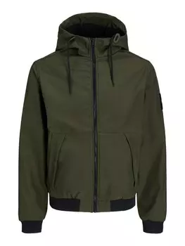 Межсезонная куртка JACK & JONES, зеленый