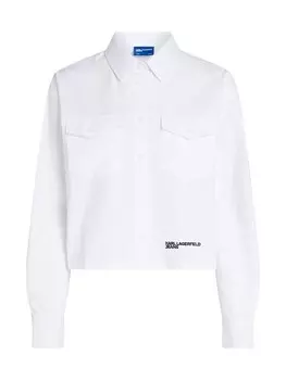 Межсезонная куртка KARL LAGERFELD JEANS, белый