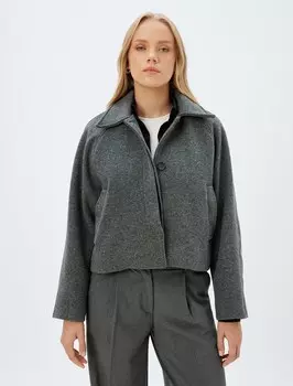 Межсезонная куртка Koton, цвет Graphite