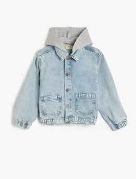 Межсезонная куртка Koton, синий деним