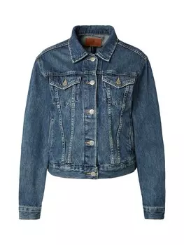 Межсезонная куртка Lauren Ralph Lauren 3X1 RIGID, синий деним