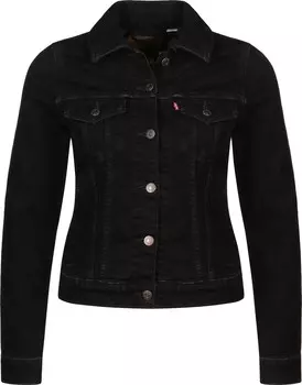 Межсезонная куртка LEVI'S , черный деним