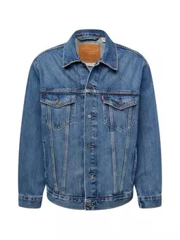Межсезонная куртка LEVI'S RELAXED FIT TRUCKER, синий джинсовый