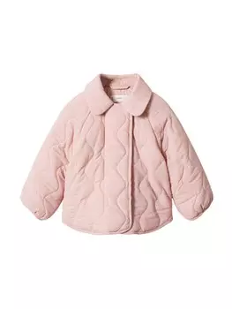 Межсезонная куртка MANGO KIDS Aladin, розовый