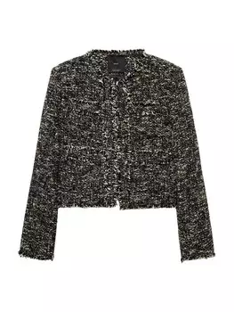 Межсезонная куртка MANGO Salt, черный