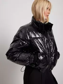 Межсезонная куртка NA-KD, черный