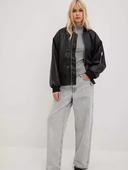 Межсезонная куртка NA-KD, черный