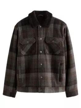 Межсезонная куртка Next, темно-коричневый