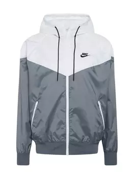Межсезонная куртка Nike Sportswear Heritage Essentials, цвет Light grey/Dark grey