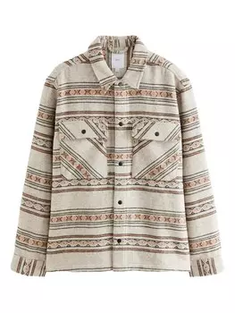 Межсезонная куртка обычного кроя Next, бежевый