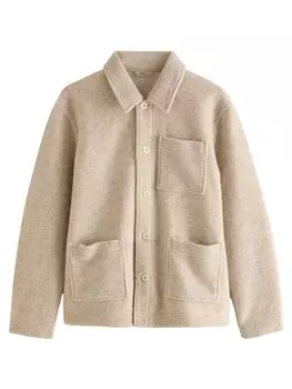 Межсезонная куртка обычного кроя Next, цвет Beige/mottled beige