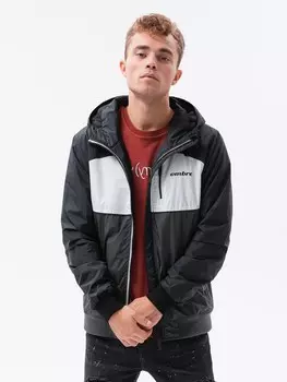 Межсезонная куртка Ombre C447, черный