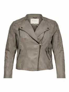 Межсезонная куртка ONLY Carmakoma CARMAvana, светло-коричневый