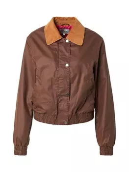 Межсезонная куртка ONLY ONLELENA, цвет Cognac/Dark brown